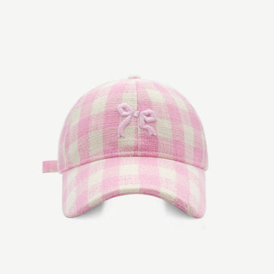 Bow Graphic Cotton Baseball Hat-Authentically Radd Women's Online Boutique in Endwell, New York
