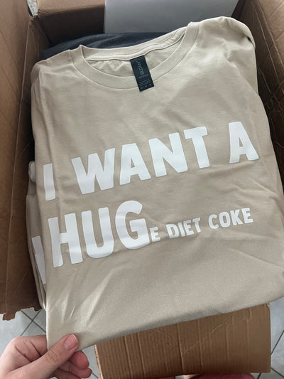I want a Hug(e Diet Coke) tee-Authentically Radd Women's Online Boutique in Endwell, New York