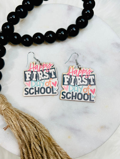 First day of School Earrings-Authentically Radd Women's Online Boutique in Endwell, New York