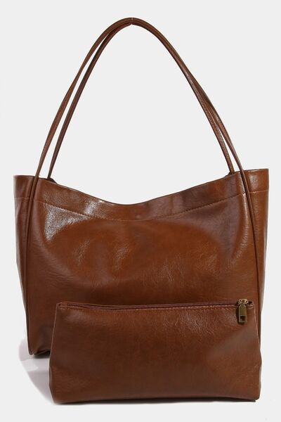 Chic & Versatile Vegan Leather Tote Bag – The Perfect Everyday Essential!-Authentically Radd Women's Online Boutique in Endwell, New York