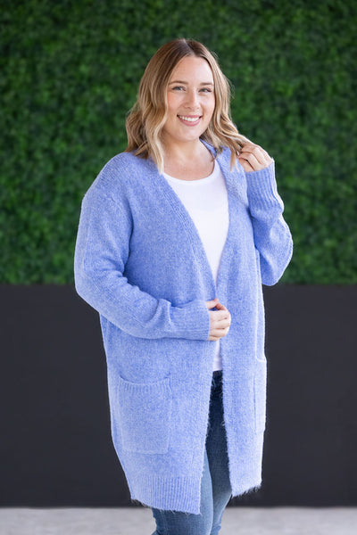 Madison Cozy Cardigan - Blue-Cardigan-Authentically Radd Women's Online Boutique in Endwell, New York