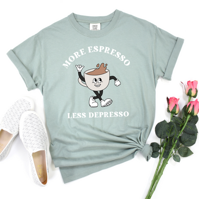 PREORDER: More Espresso Graphic Tee-Womens-Authentically Radd Women's Online Boutique in Endwell, New York