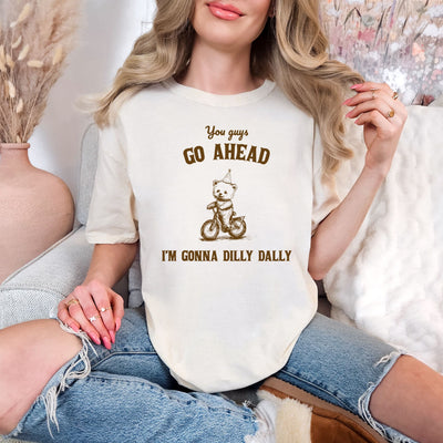 PREORDER: Dilly Dally Graphic Tee-Womens-Authentically Radd Women's Online Boutique in Endwell, New York