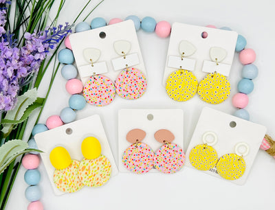 *RTS* Spring Clay Drop Studs-Authentically Radd Women's Online Boutique in Endwell, New York