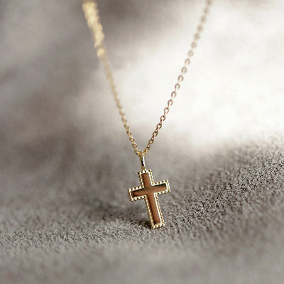 Graceful Cross Pendant Necklace*-Authentically Radd Women's Online Boutique in Endwell, New York