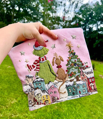 Storybook Christmas Graphic Tee and Sweatshirt-Womens-Authentically Radd Women's Online Boutique in Endwell, New York