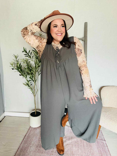 Playful Ties Baggy Jumper-Authentically Radd Women's Online Boutique in Endwell, New York