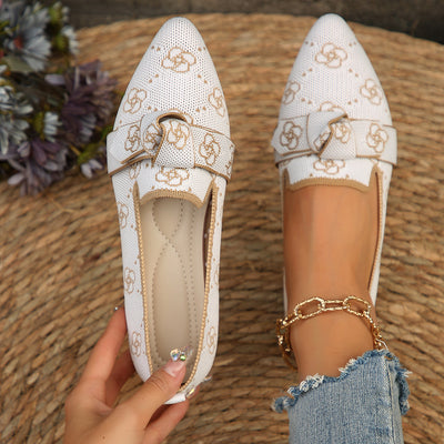 Mesh Point Toe Flat Slip-Ons-Authentically Radd Women's Online Boutique in Endwell, New York