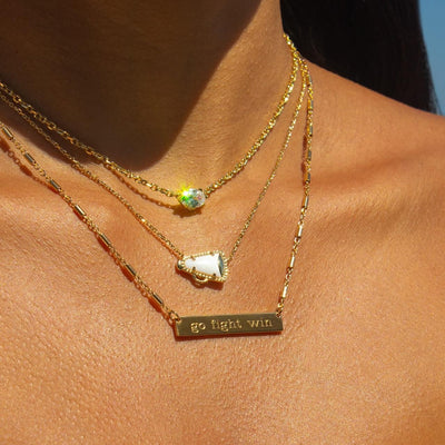 Sporty Element Resin Necklace-Authentically Radd Women's Online Boutique in Endwell, New York