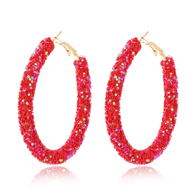 *RTS* Glitter Hoops-Authentically Radd Women's Online Boutique in Endwell, New York