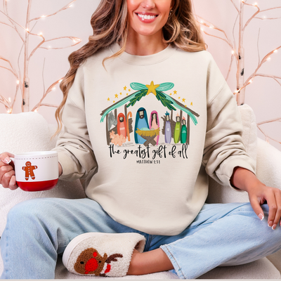 Greatest Gift Graphic Tee and Sweatshirt-Womens-Authentically Radd Women's Online Boutique in Endwell, New York