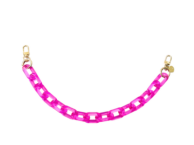 Gold Blush PopLinks – Chunky Acrylic Bag Chain for Purses, Handbags & Crossbodies (Decor or Handle)-bag chain-Authentically Radd Women's Online Boutique in Endwell, New York