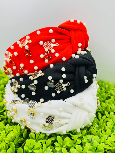 *RTS* Tennis Embellished Headband-Authentically Radd Women's Online Boutique in Endwell, New York