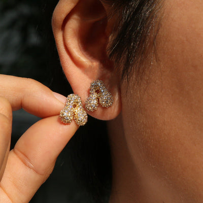 *Bold Initial Bubble Studs*- LETTERS L AND K-Authentically Radd Women's Online Boutique in Endwell, New York