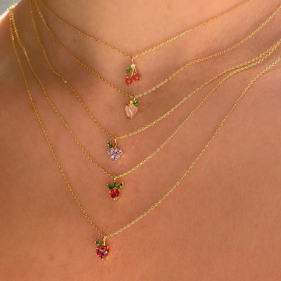 Fruitful Charm Necklace-Authentically Radd Women's Online Boutique in Endwell, New York