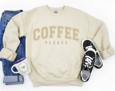(PUFF INK) COFFEE PLEASE ☕-Graphic Tee-Authentically Radd Women's Online Boutique in Endwell, New York