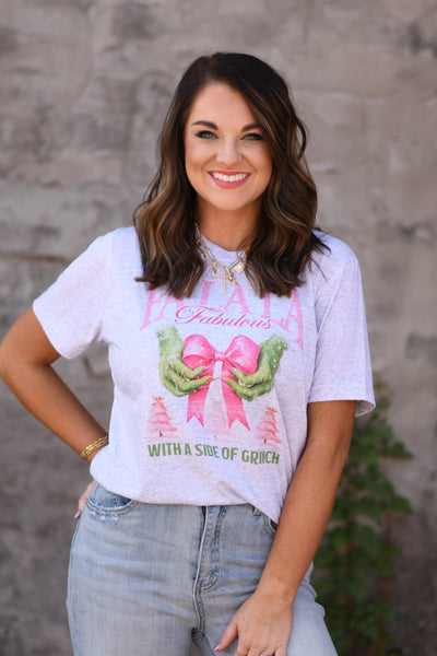 Fa La La Grinchy Tee-Authentically Radd Women's Online Boutique in Endwell, New York