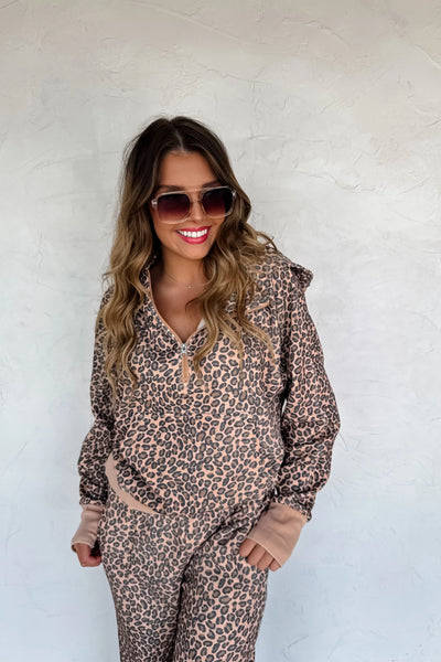 PREORDER: Floral & Cheetah Easy Does it Pullover-Womens-Authentically Radd Women's Online Boutique in Endwell, New York