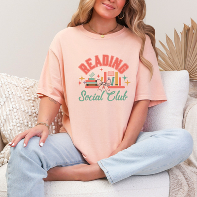 Reading Social Club Graphic Tee-Womens-Authentically Radd Women's Online Boutique in Endwell, New York