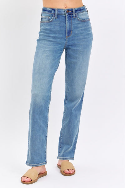 The MUST HAVE Judy Blue Straight Jeans-Authentically Radd Women's Online Boutique in Endwell, New York