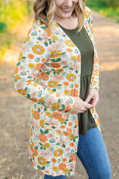 Classic Cardigan - Fall Boho Floral-Cardigan-Authentically Radd Women's Online Boutique in Endwell, New York