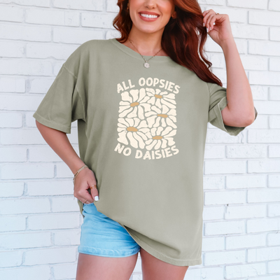 All Oopsies No Daises Graphic Tee-Womens-Authentically Radd Women's Online Boutique in Endwell, New York