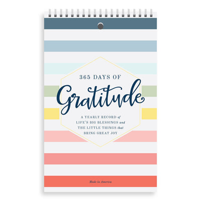 Yearly Gratitude Journal - Joyful Stripes-Authentically Radd Women's Online Boutique in Endwell, New York