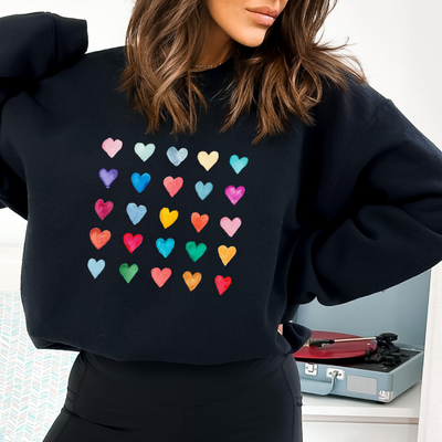 Water color hearts (best seller)-Authentically Radd Women's Online Boutique in Endwell, New York