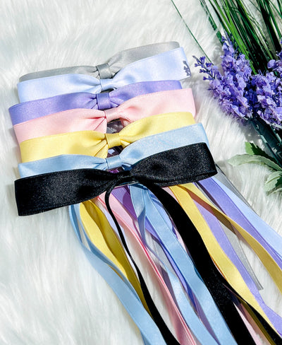 *RTS: Long Satin Hair Bow*-Authentically Radd Women's Online Boutique in Endwell, New York