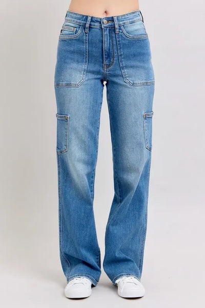 Judy Blue 90's Straight Jeans - Workwear Cool Meets Everyday Comfort-Authentically Radd Women's Online Boutique in Endwell, New York