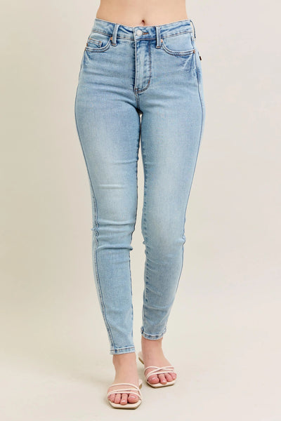 Judy Blue Main Character Tummy Control Skinny Jean - Sizes 0-24W-Authentically Radd Women's Online Boutique in Endwell, New York
