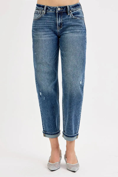 RISEN Easy Fit Boyfriend Jean - Sizes 0-24W-Authentically Radd Women's Online Boutique in Endwell, New York