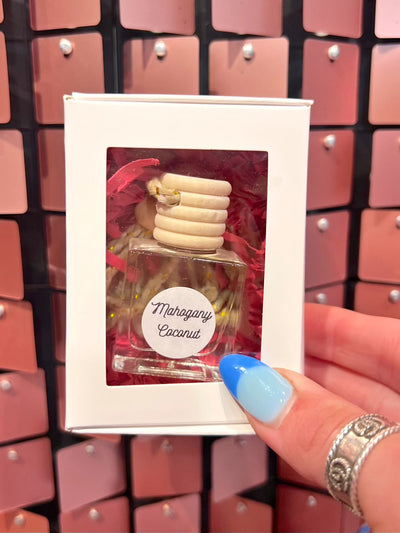 Luxury Hanging Car Oil Diffuser - Mahogany Coconut-Authentically Radd Women's Online Boutique in Endwell, New York