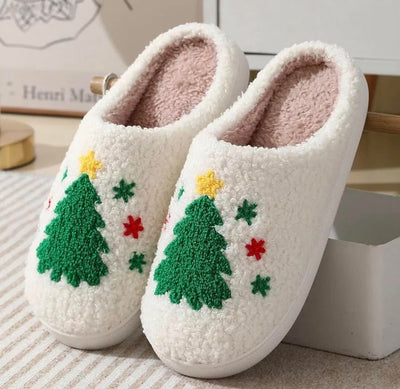 RTS Christmas Tree Slippers-Authentically Radd Women's Online Boutique in Endwell, New York