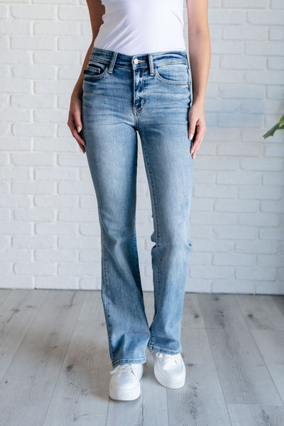 Alana Mid Rise Clean Bootcut Jeans-Womens-Authentically Radd Women's Online Boutique in Endwell, New York