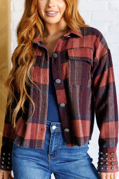 Already There Plaid Shacket-Layers-Authentically Radd Women's Online Boutique in Endwell, New York