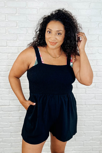 Assume the Best Square Neck Romper-Womens-Authentically Radd Women's Online Boutique in Endwell, New York