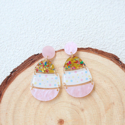 RTS: Pastel Easter Egg Drop Studs-Authentically Radd Women's Online Boutique in Endwell, New York