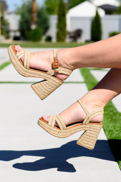 Bon Voyage Rope Woven Heel Shoes- 6/6/2024-Shoes-Authentically Radd Women's Online Boutique in Endwell, New York