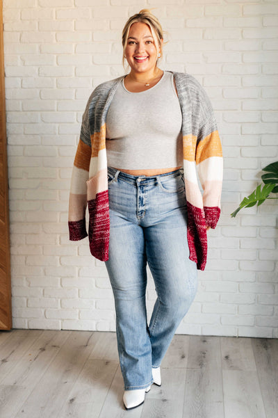 Bring the Warmth Color Block Cardigan-Layers-Authentically Radd Women's Online Boutique in Endwell, New York