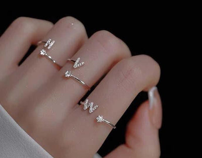 *RTS* Stackable Initial Rings-Authentically Radd Women's Online Boutique in Endwell, New York