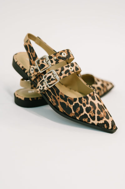 Catwalk Buckle Pointy Toe Flats-Womens-Authentically Radd Women's Online Boutique in Endwell, New York