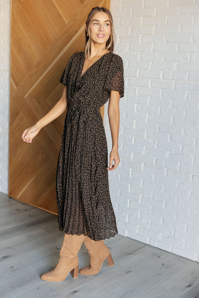 Cause a Scene Surplice Neck Dress-Dresses-Authentically Radd Women's Online Boutique in Endwell, New York