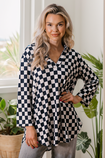 Checkmate Babe Top-Authentically Radd Women's Online Boutique in Endwell, New York