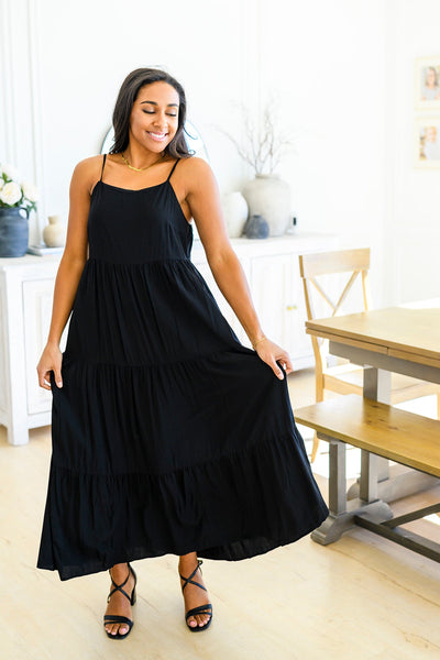 Classically Cool Tiered Maxi Dress-Dresses-Authentically Radd Women's Online Boutique in Endwell, New York