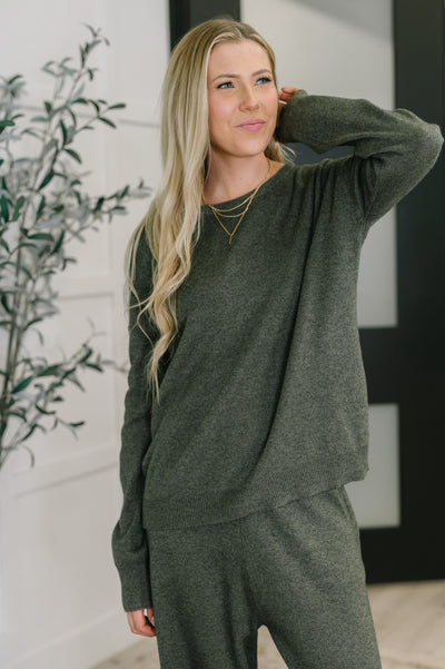 Clove Sweater in Moss-Womens-Authentically Radd Women's Online Boutique in Endwell, New York