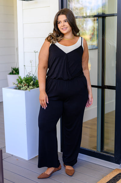 Completely Justified Jumpsuit in Black-Jumpsuits & Rompers-Authentically Radd Women's Online Boutique in Endwell, New York