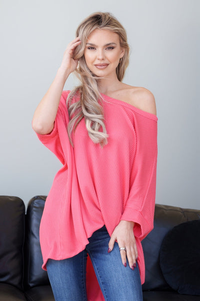 Coral Bliss Top-Authentically Radd Women's Online Boutique in Endwell, New York