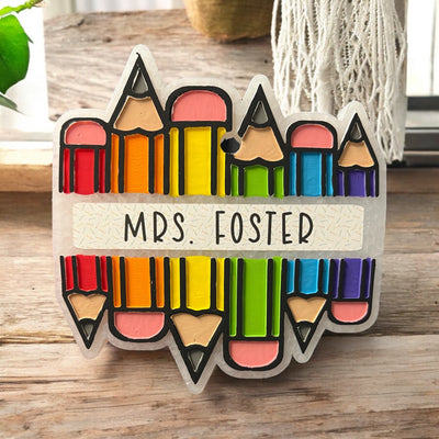 Teacher Pencil Freshie Personalized-Authentically Radd Women's Online Boutique in Endwell, New York