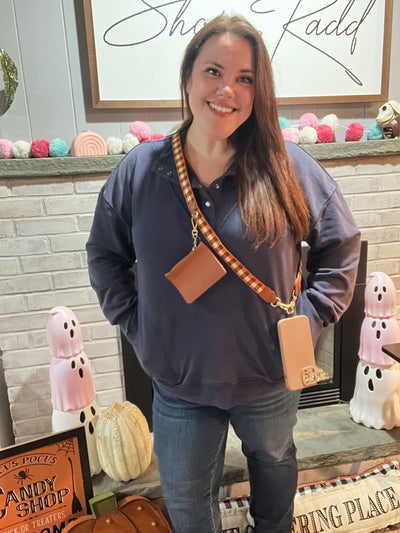 Clip N' Carry Crossbody Phone Carrier With Wallet-Accessories-Authentically Radd Women's Online Boutique in Endwell, New York